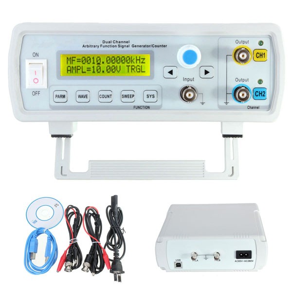 DANIU Dual-Channel Arbitrary Waveform Function Signal Generator