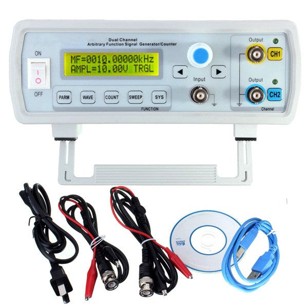 DANIU Dual-Channel Arbitrary Waveform Function Signal Generator