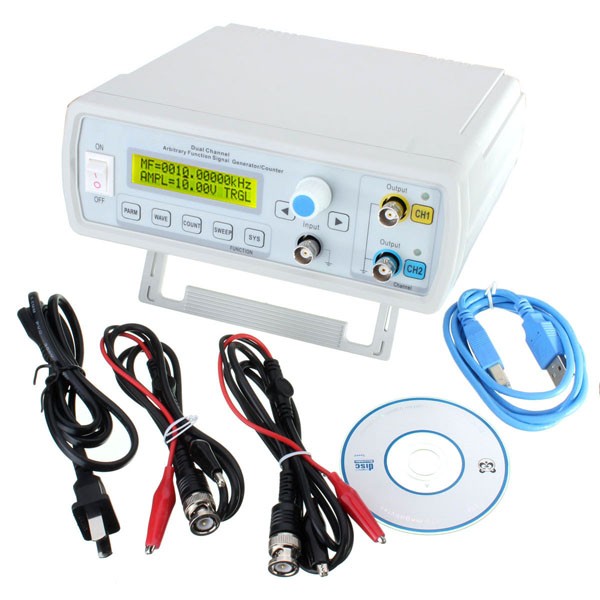 DANIU Dual-Channel Arbitrary Waveform Function Signal Generator